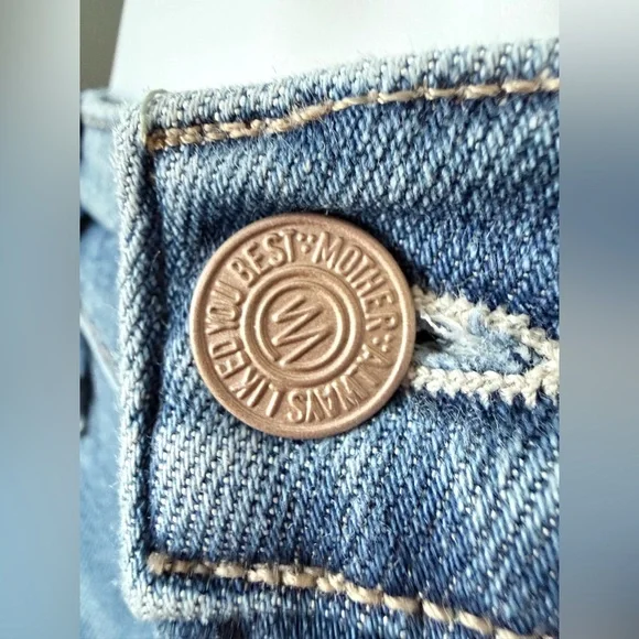 MOTHER the Kick It grasping at straws size 27 denim jean - Picture 6 of 10